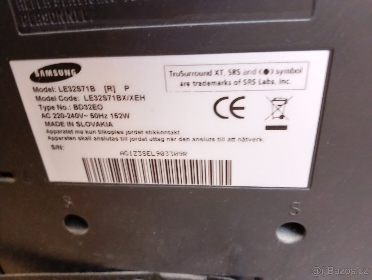 Starší televize Samsung + set-top box Tesla - 4