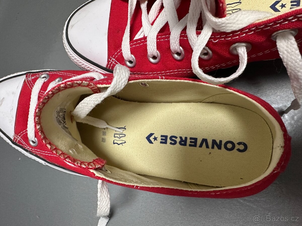 CONVERSE Tenisky - červené - nové - 4