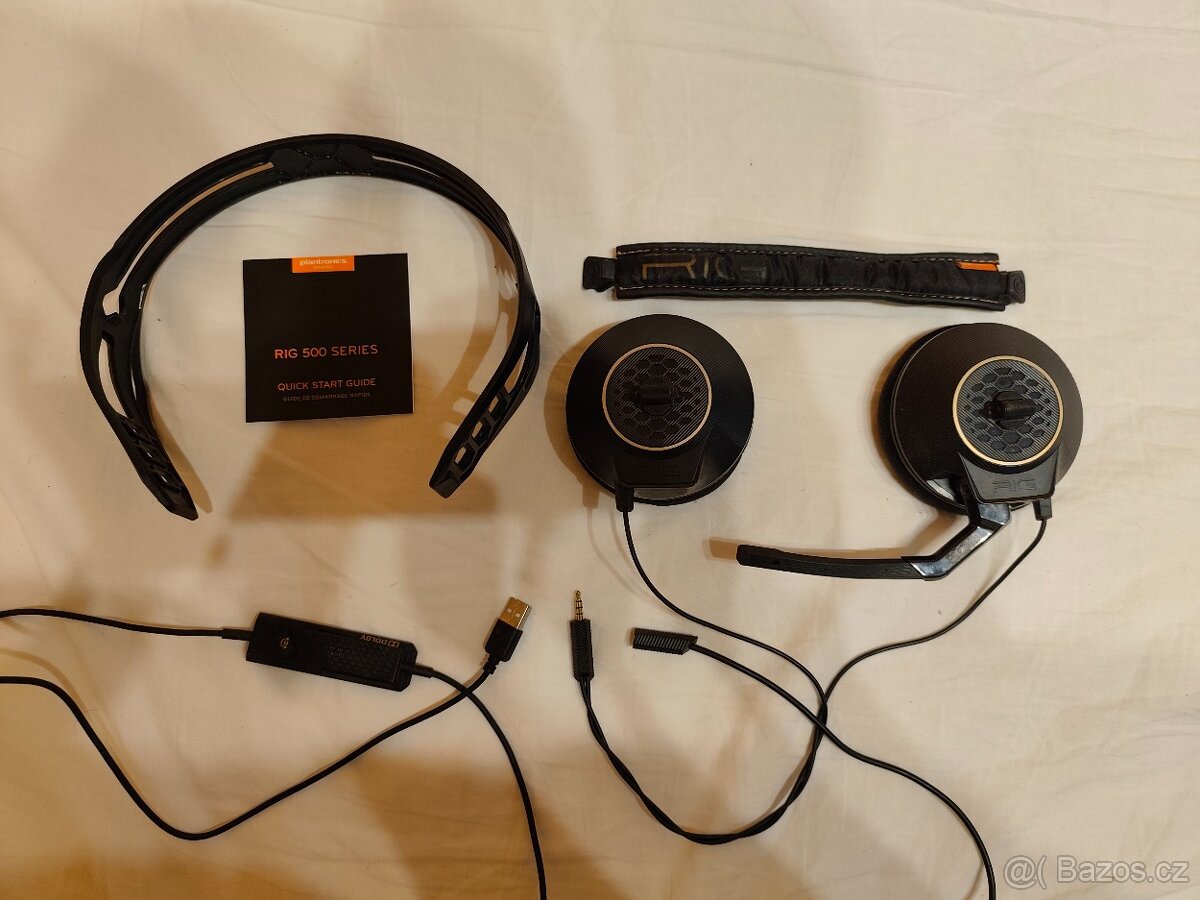 Headset / Sluchátka 7.1 Plantronics RIG 500HD - 4