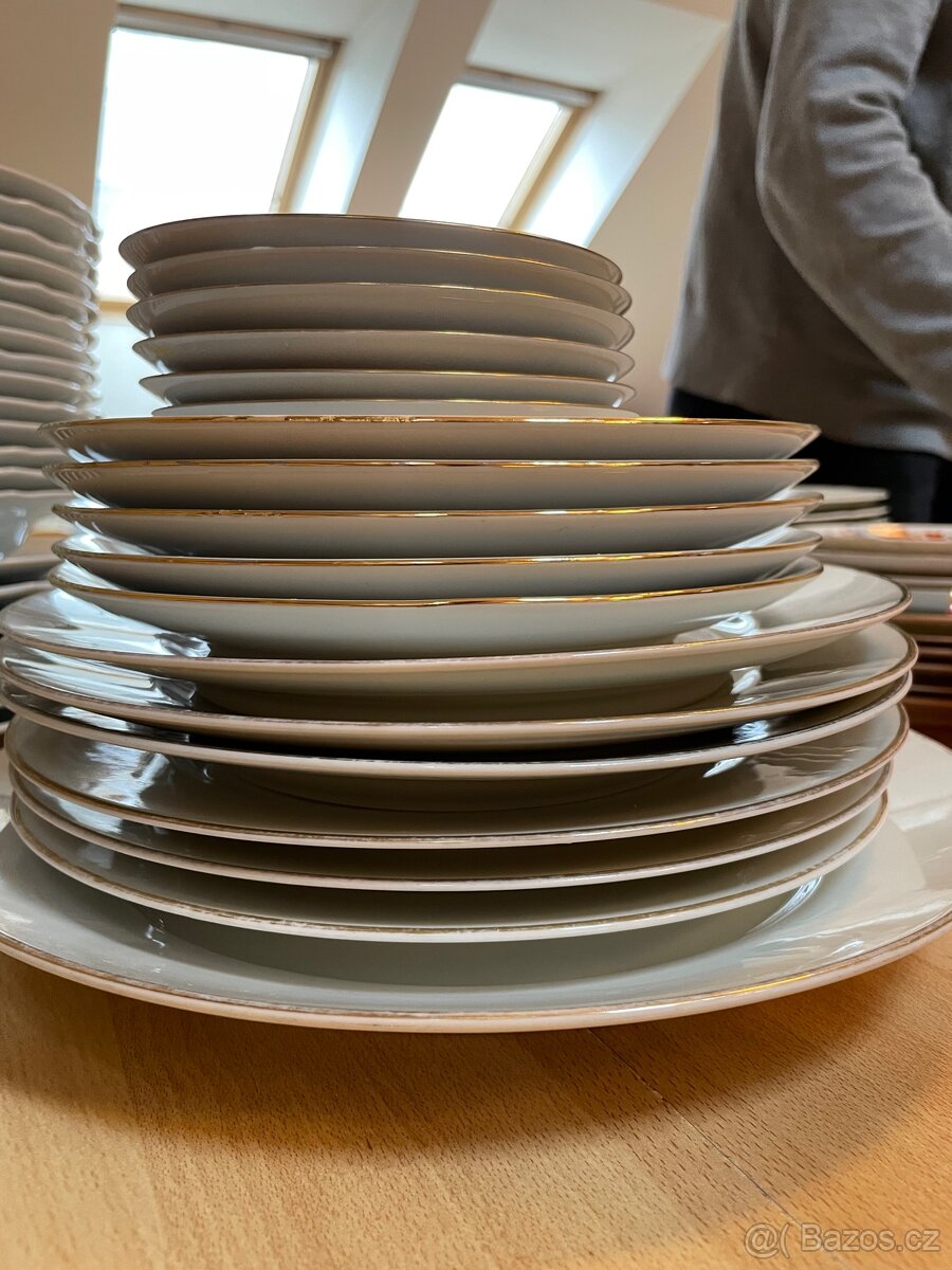 Retro porcelanová sada Bohemia Czechoslovakia - 4