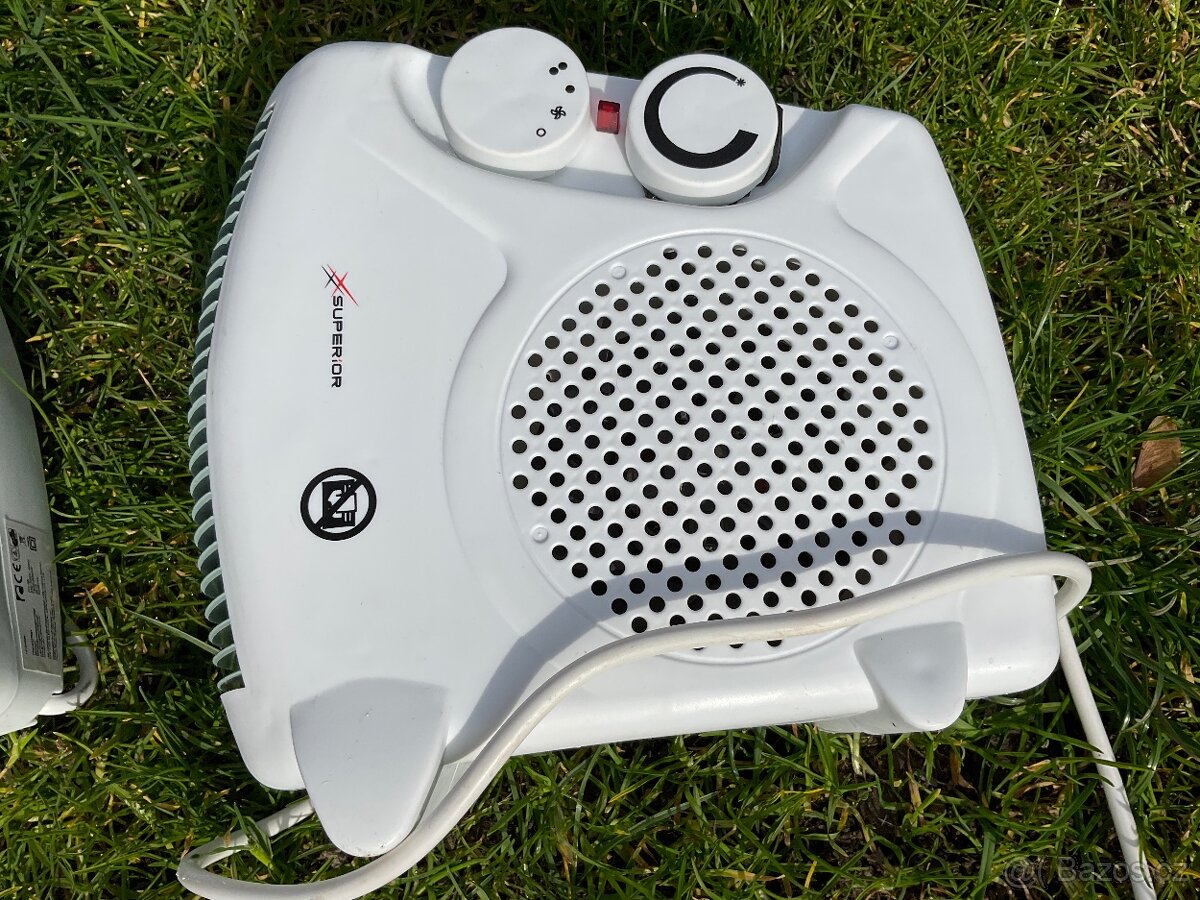 3x topný ventilátor Superior ( i na léto studený vzduch) - 4