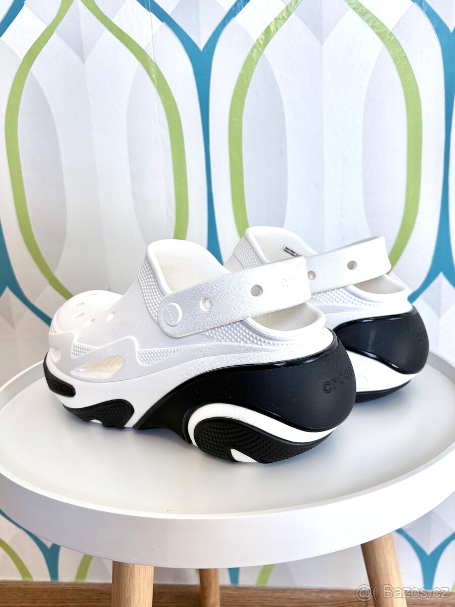Crocs Echo Clog – bílo/černé - 4