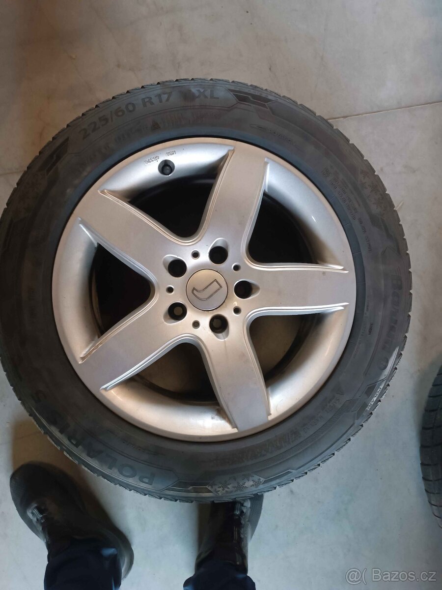 Zimní kola 225/60 R17 – 2× Dunlop, 2× Barum - 4