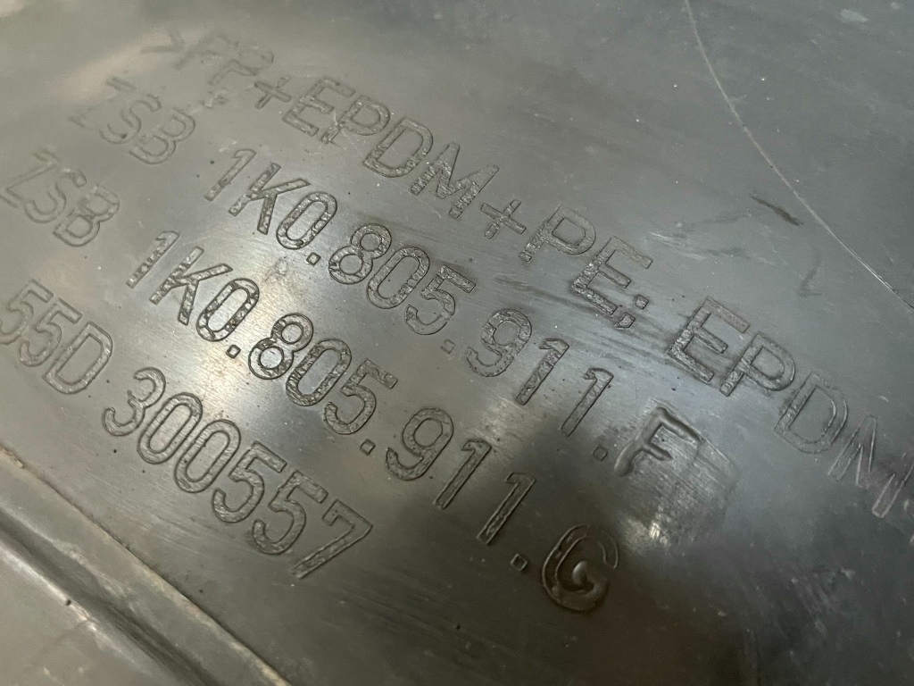 VW GOLF 5 - 1K - 2003-2009 - nadkolí horní + spodní LP - 4