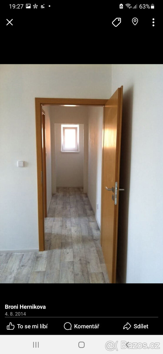 Pronájem 1/4domku ve Zlíně, 3+kk. - 4
