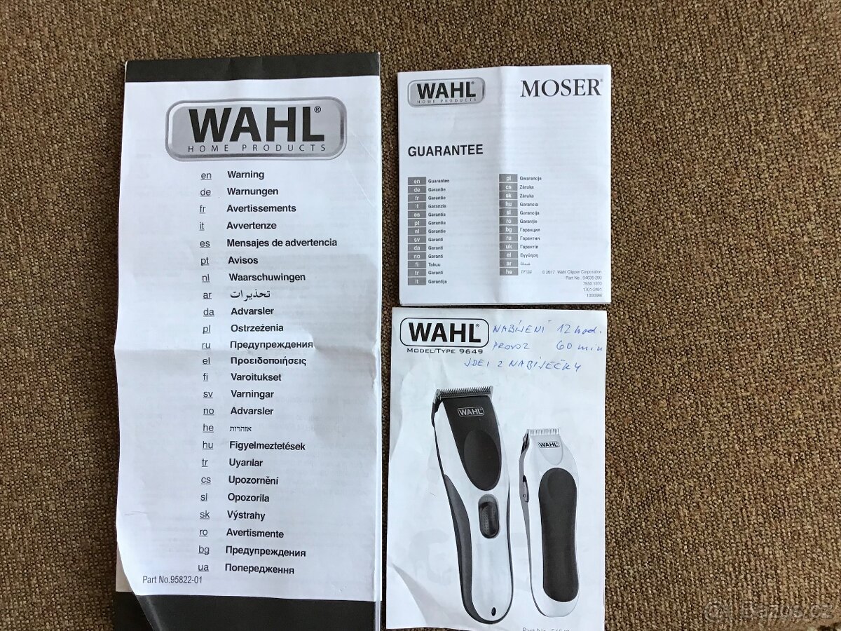 Zastřihovač vlasů WAHL - 4