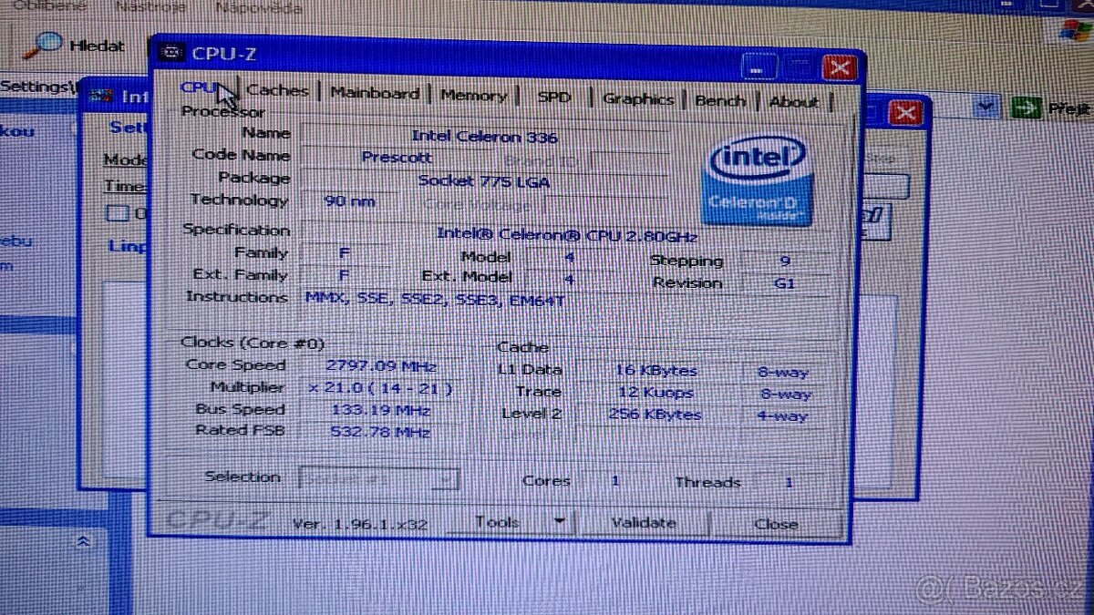 Intel D946GZIS+Intel Celeron 336+1GB RAM+HDD 80GB+WIN XP - 4