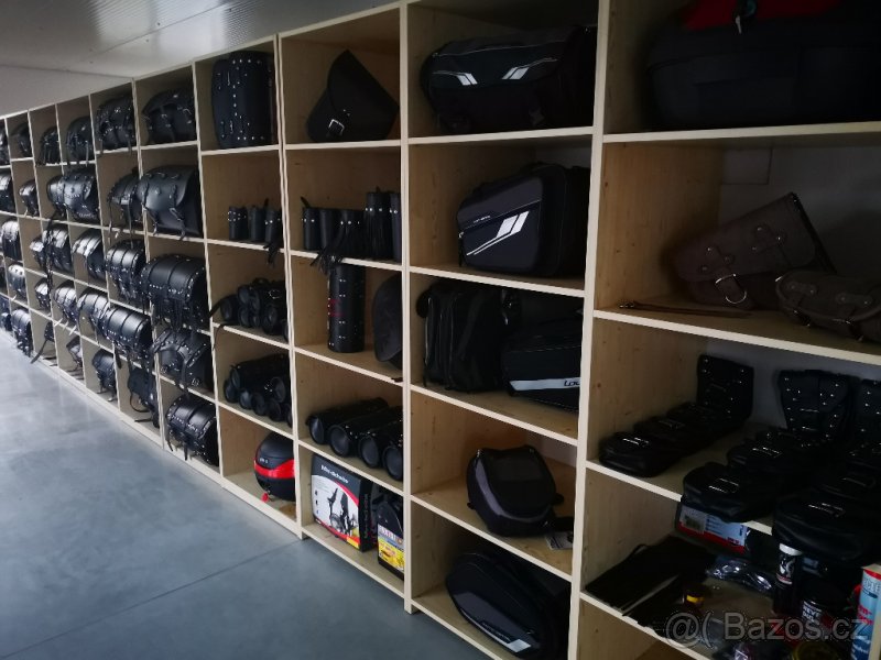 Kožený kufr - válec na chopper 50cm typ 03A - 4