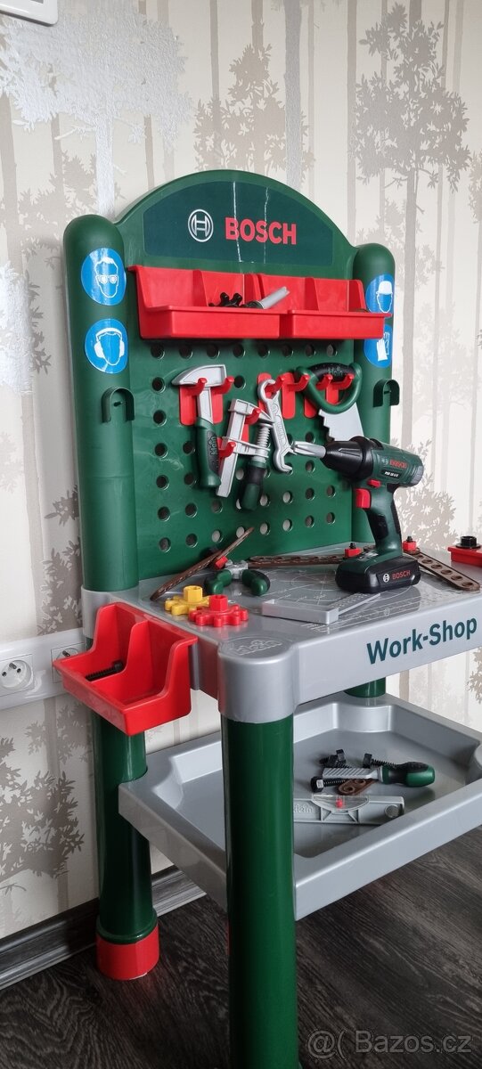 Pracovní ponk Bosch dětský + vrtačka Bosch - 4