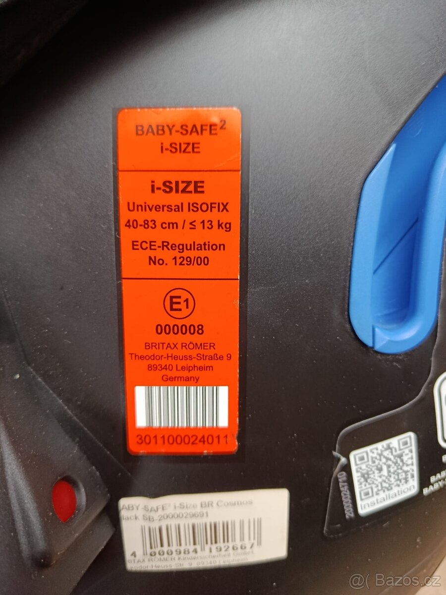 Autosedačka Britax - 4