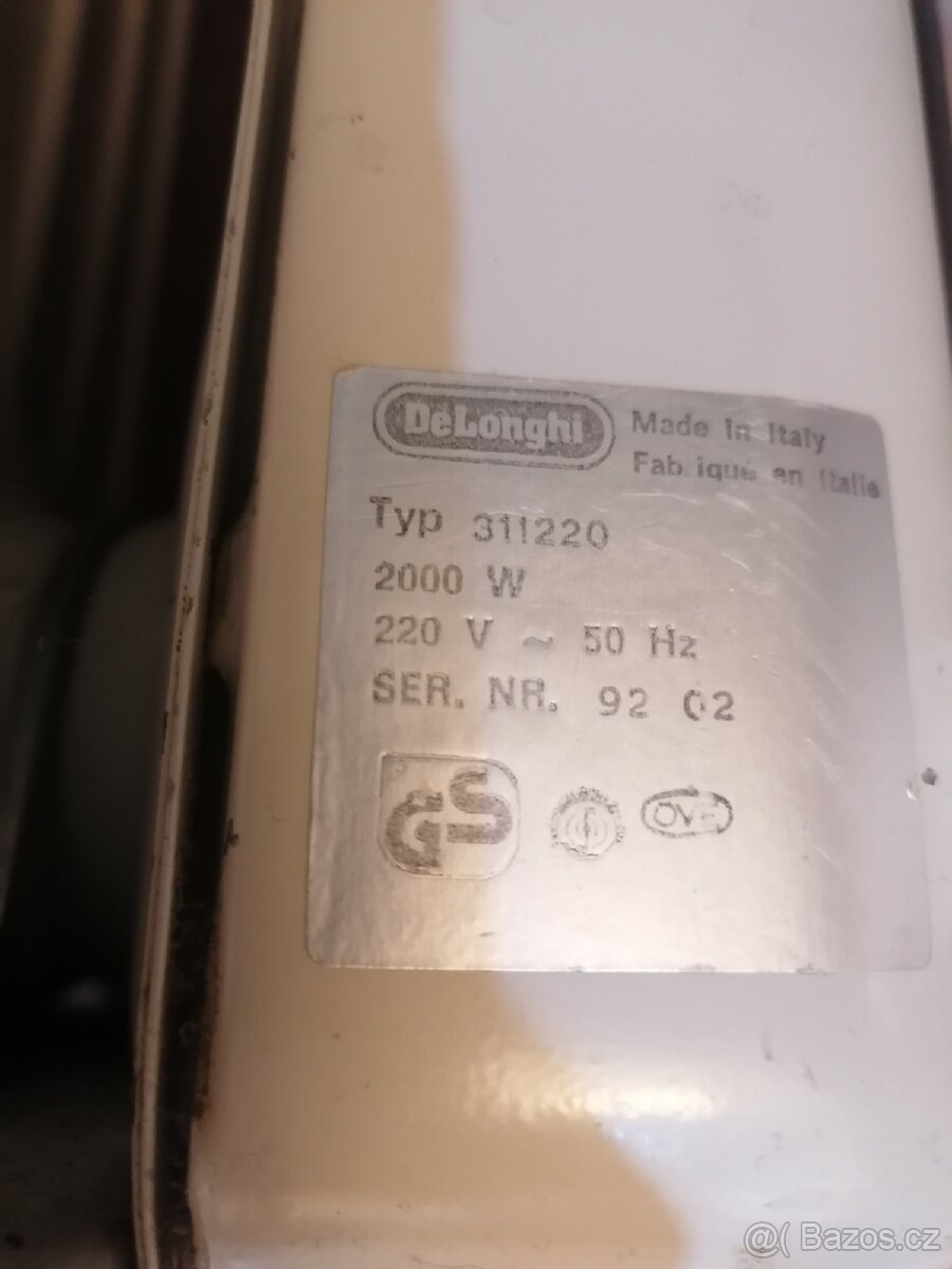 Olejovy radiator DeLonghi 2000W - 4