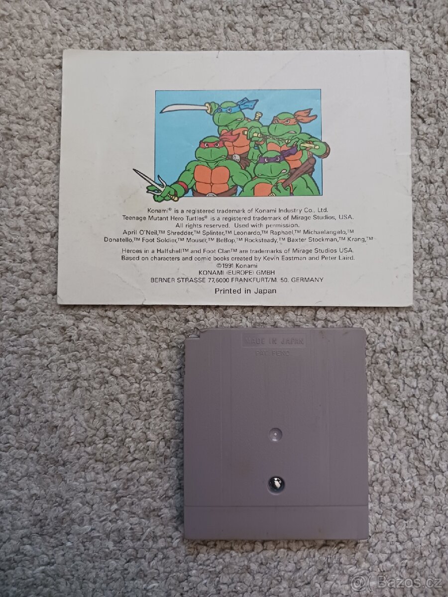 Hry Nintendo game boy Castlevania Turtles - 4