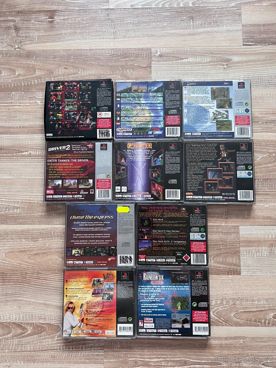 PlayStation 1 hry PAL - 4