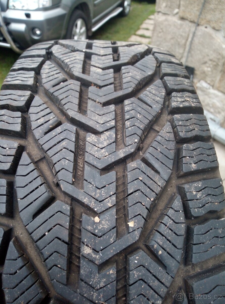 Alu kola Ford 16" 4x108 195x55x16 Zimni pneu nové - 4