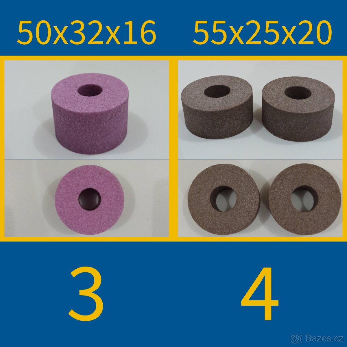 Brusná tělíska/kotouče - 4