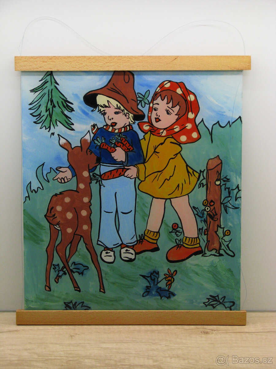 Dětské obrázky na zeď 2 ks - 4