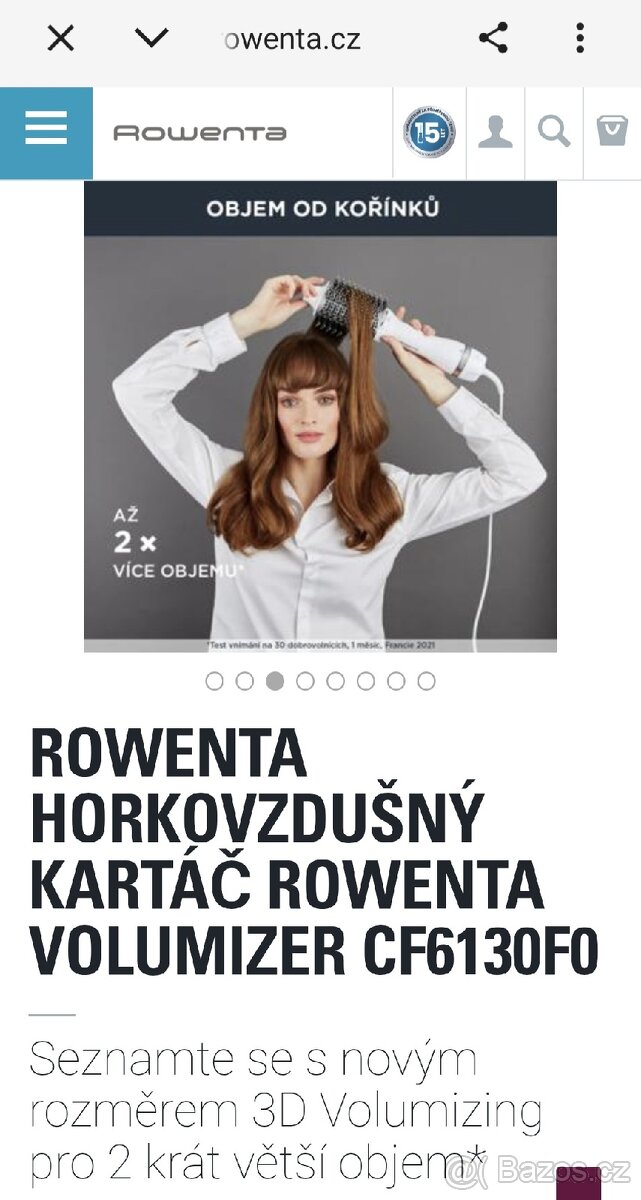 Horkovzdušný kartáč Rowenta - 4