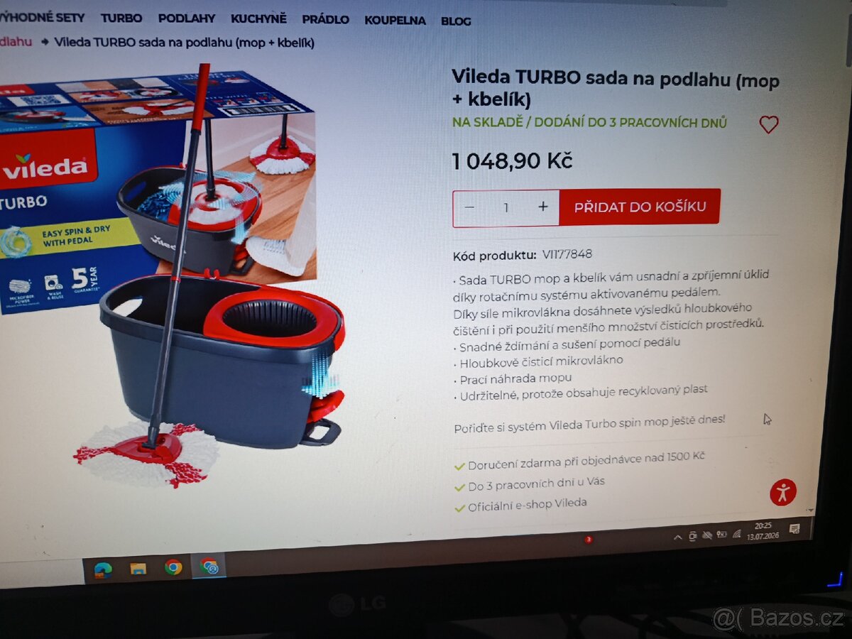 Vileda , uklidovy mop - 4
