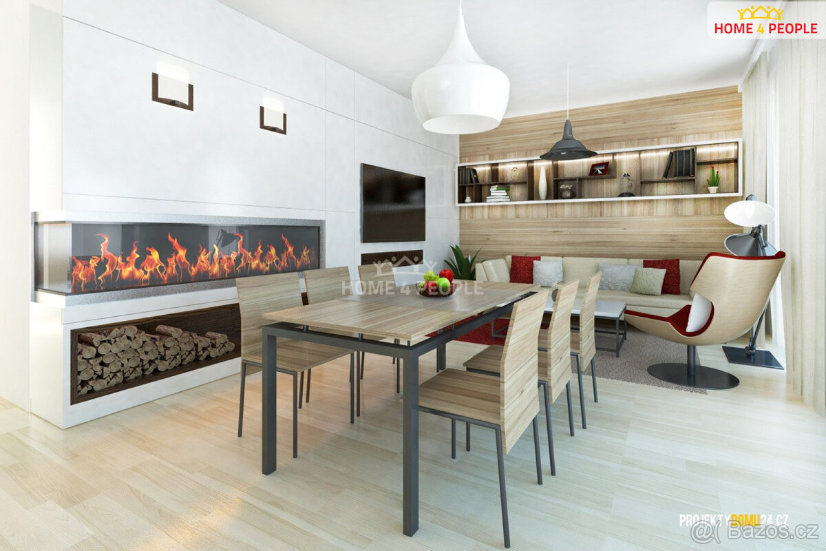 Novostavba bytu 3+kk v centu Luhačovic o výměře 87,75 m2 s l - 4