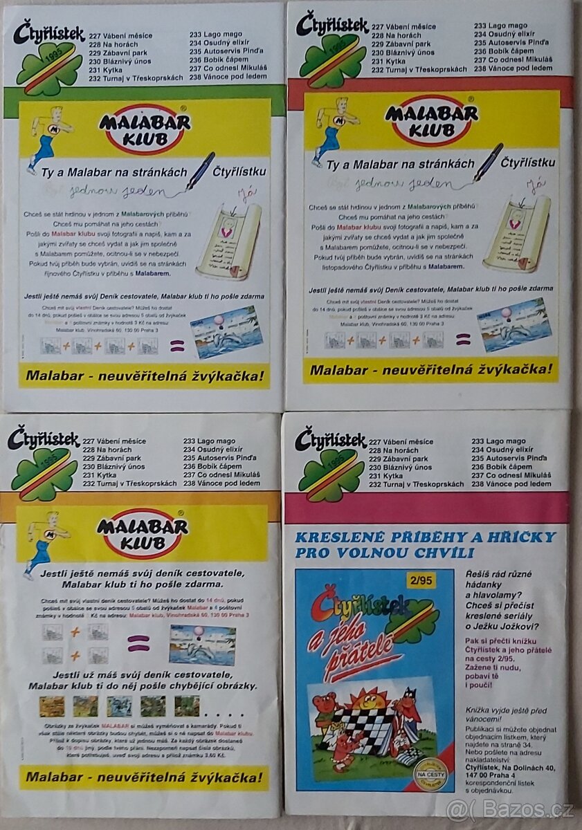 ČTYŘLÍSTEK - ROČNÍK 1995 - 4