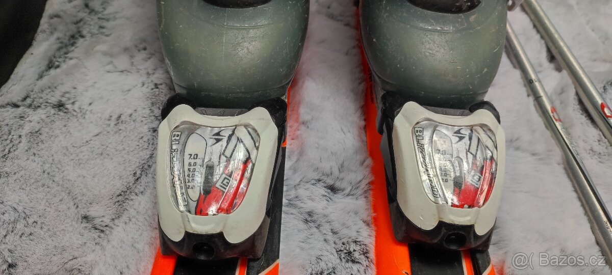 Lyže Blizzard 130, hůlky Blizzard 110, Boty Salamon - 4