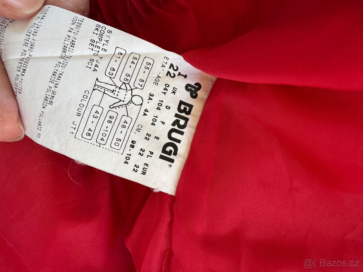 Bunda rukavice a kalhoty do sněhu 98-104 - 4