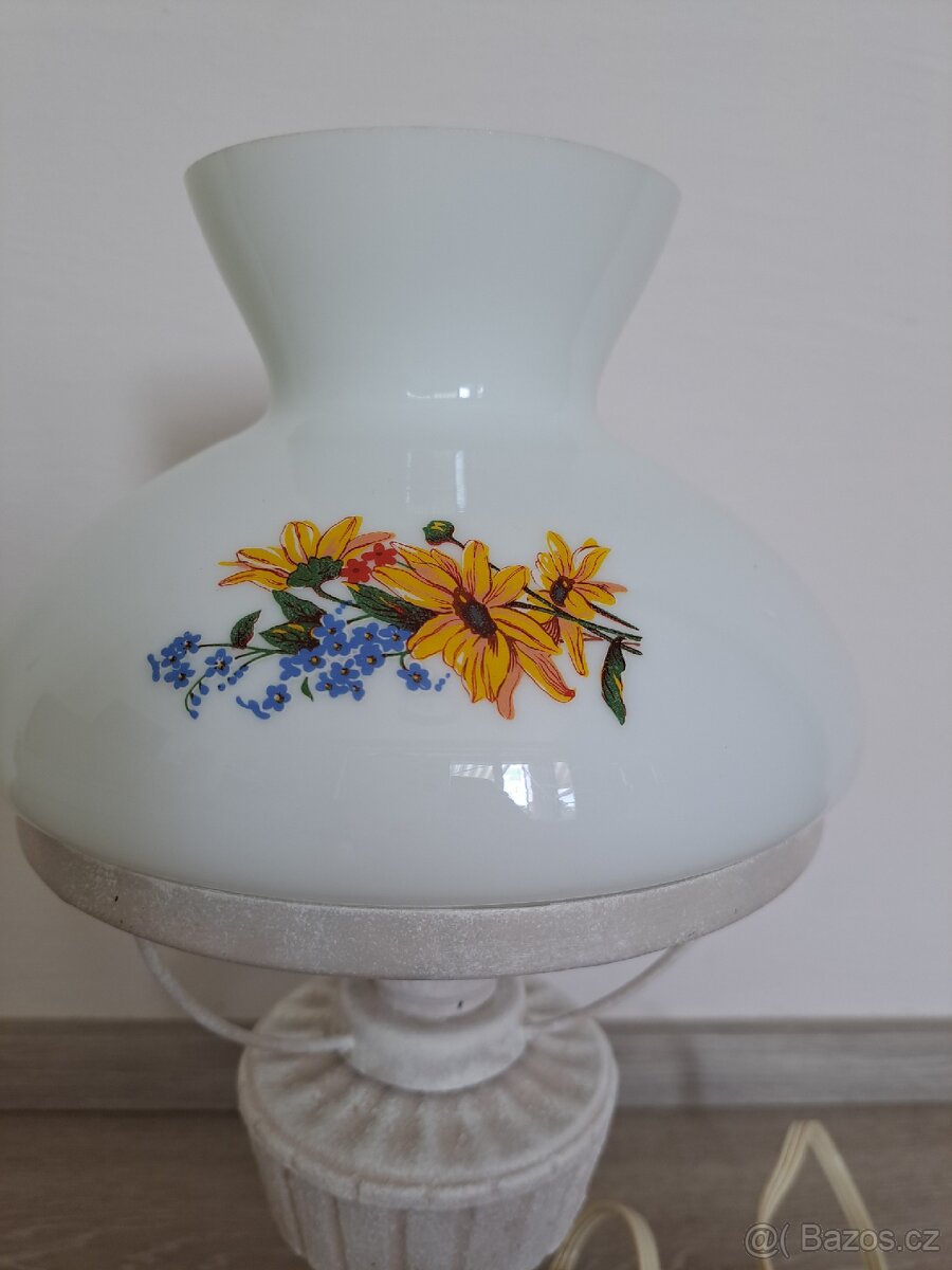 Stará retro lampa "petrolejka" elektrická - 4