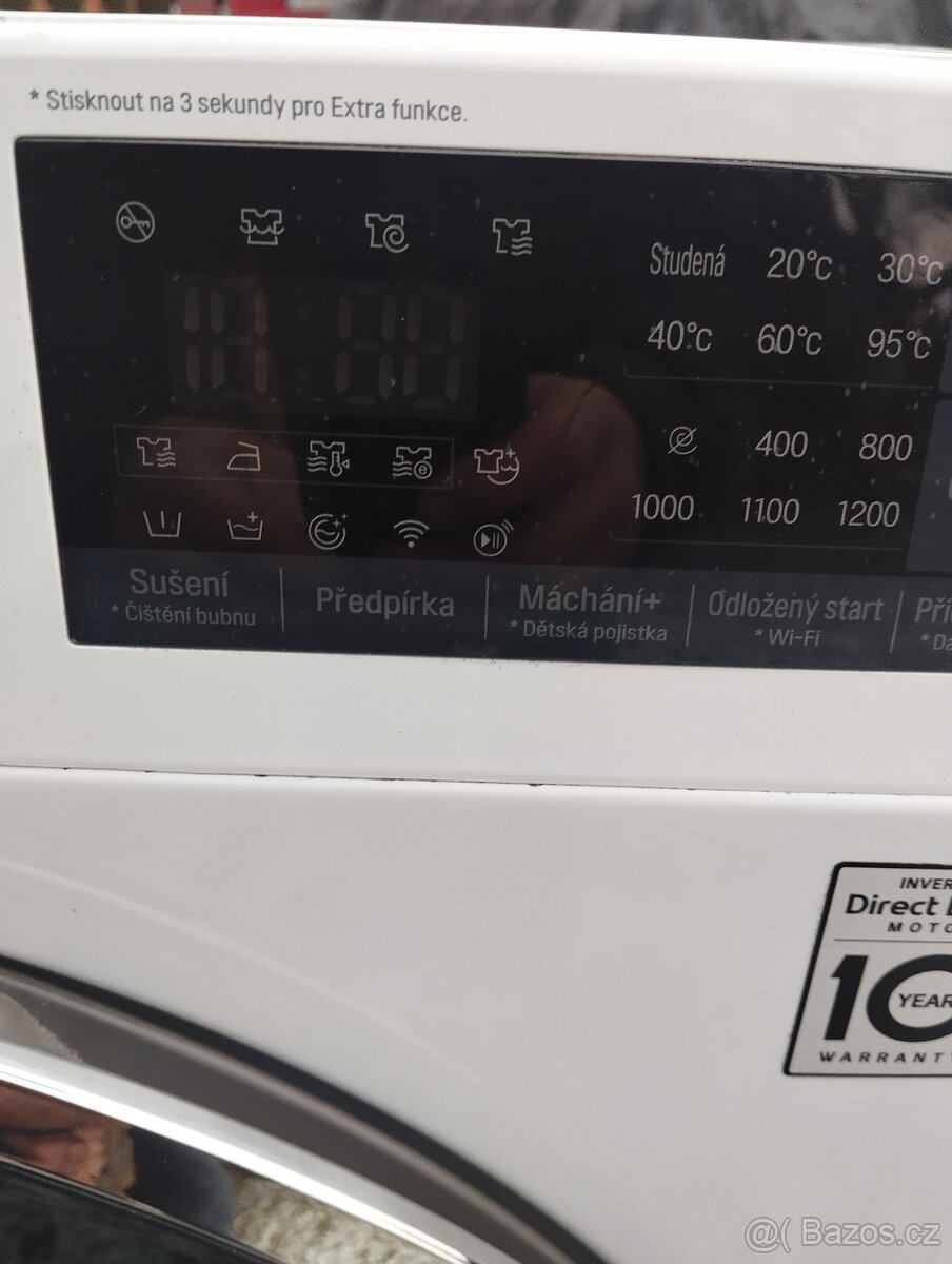 Pračka LG 2v1pěkný stav - 4