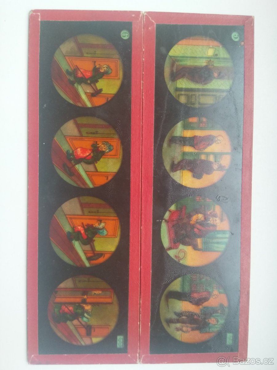 Sklíčka do magické lucerny staré (historické) - 4