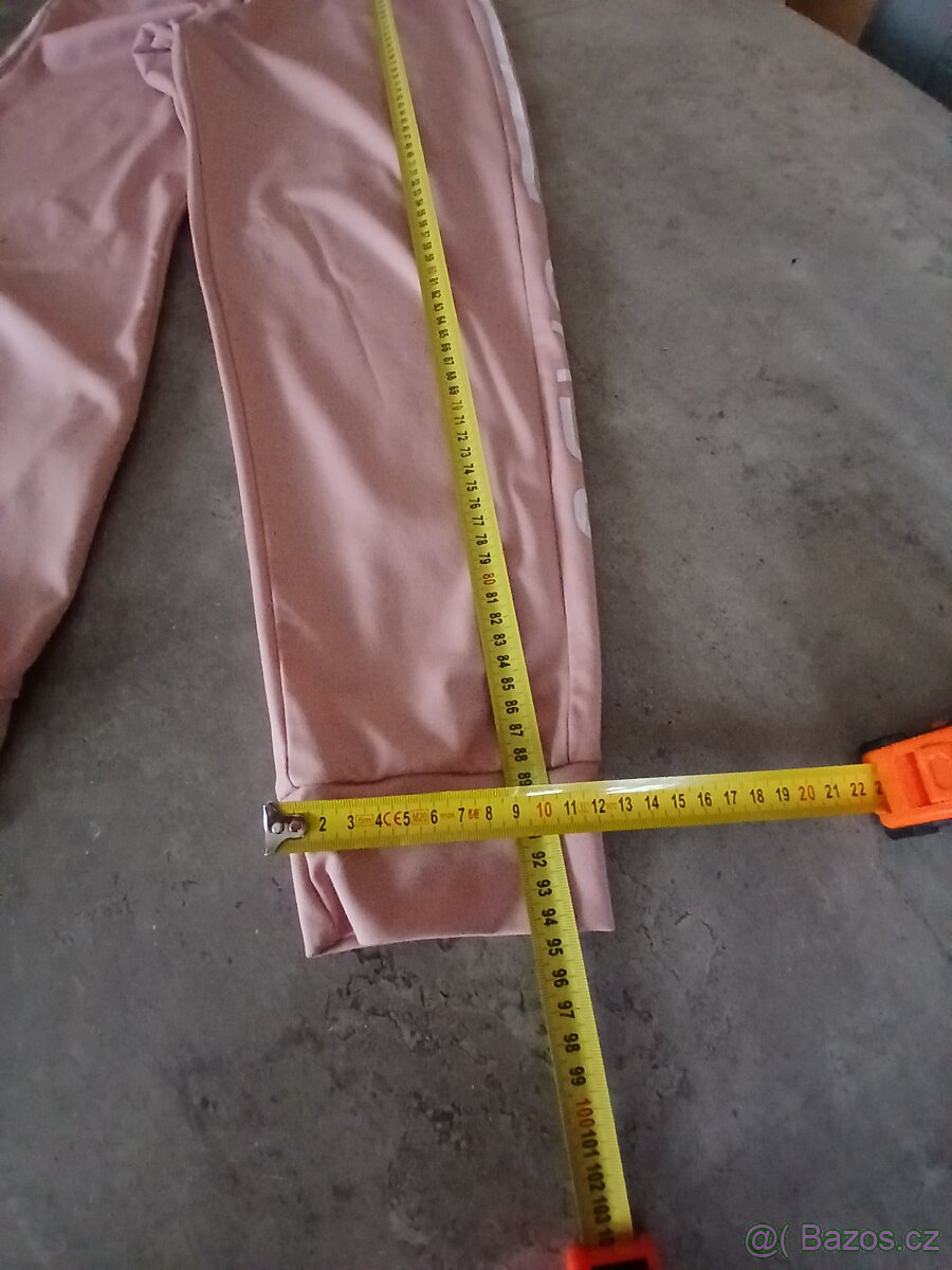 Starorůžové tepláky vel.M - 4