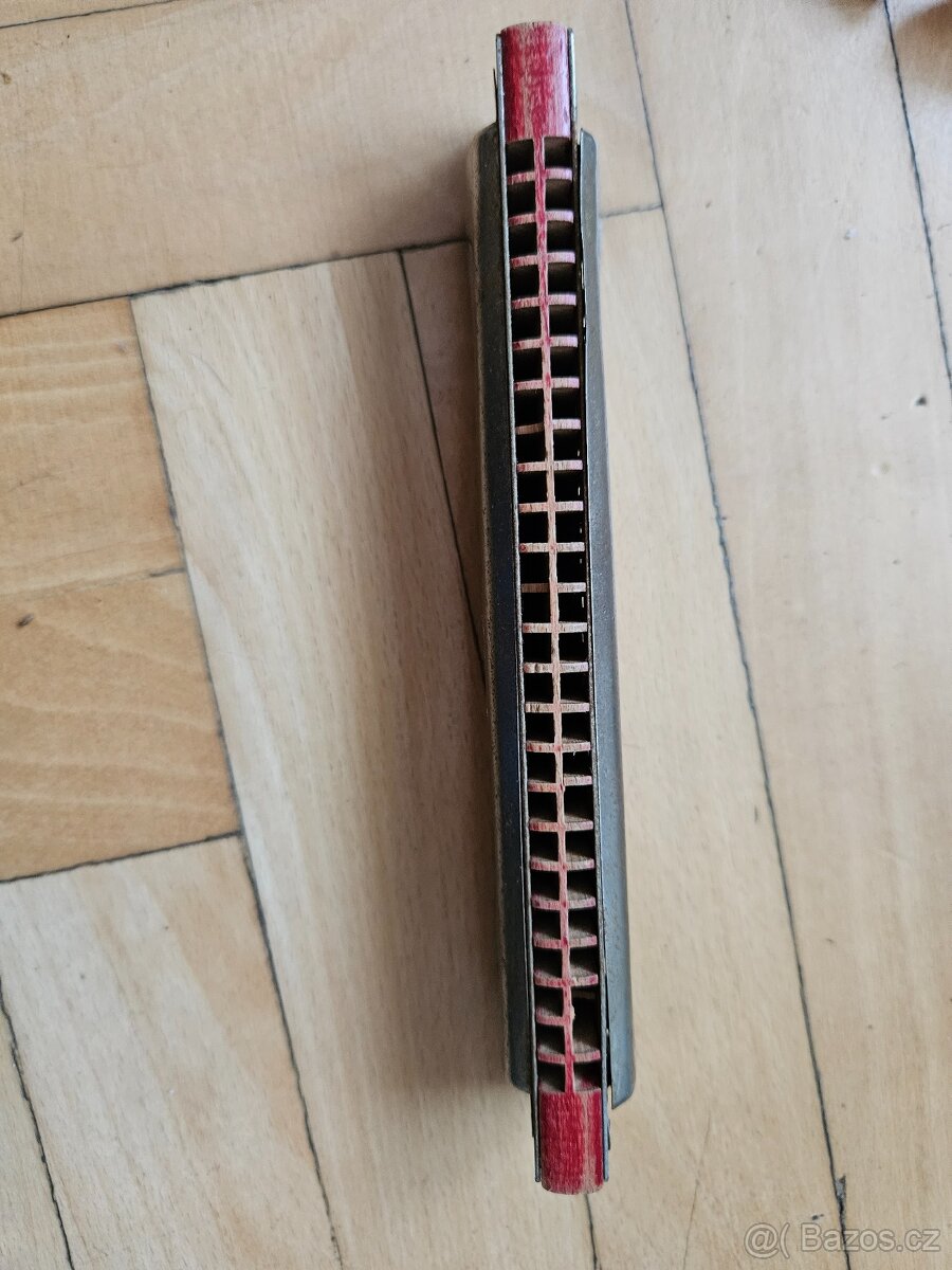 Stará foukací harmonika - 4
