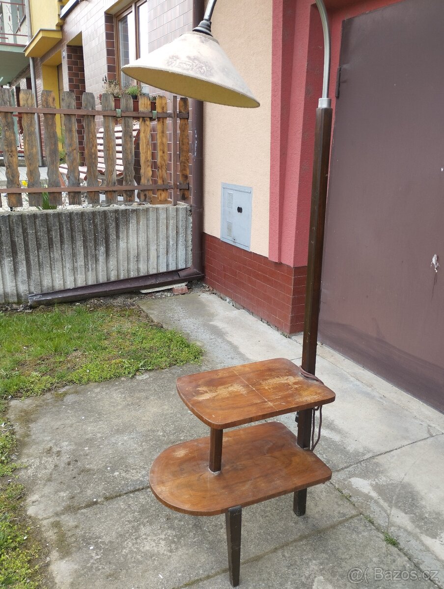 Jídelní stůl Art-deco a sojací lampa - 4