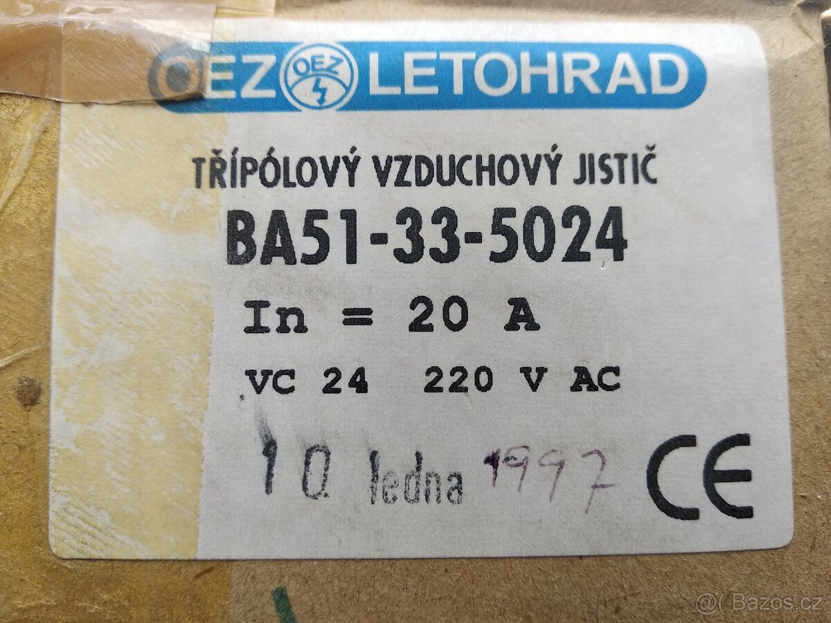 Jistič ,deon OEZ BA51-33-50 a BA51G33-50 - 4