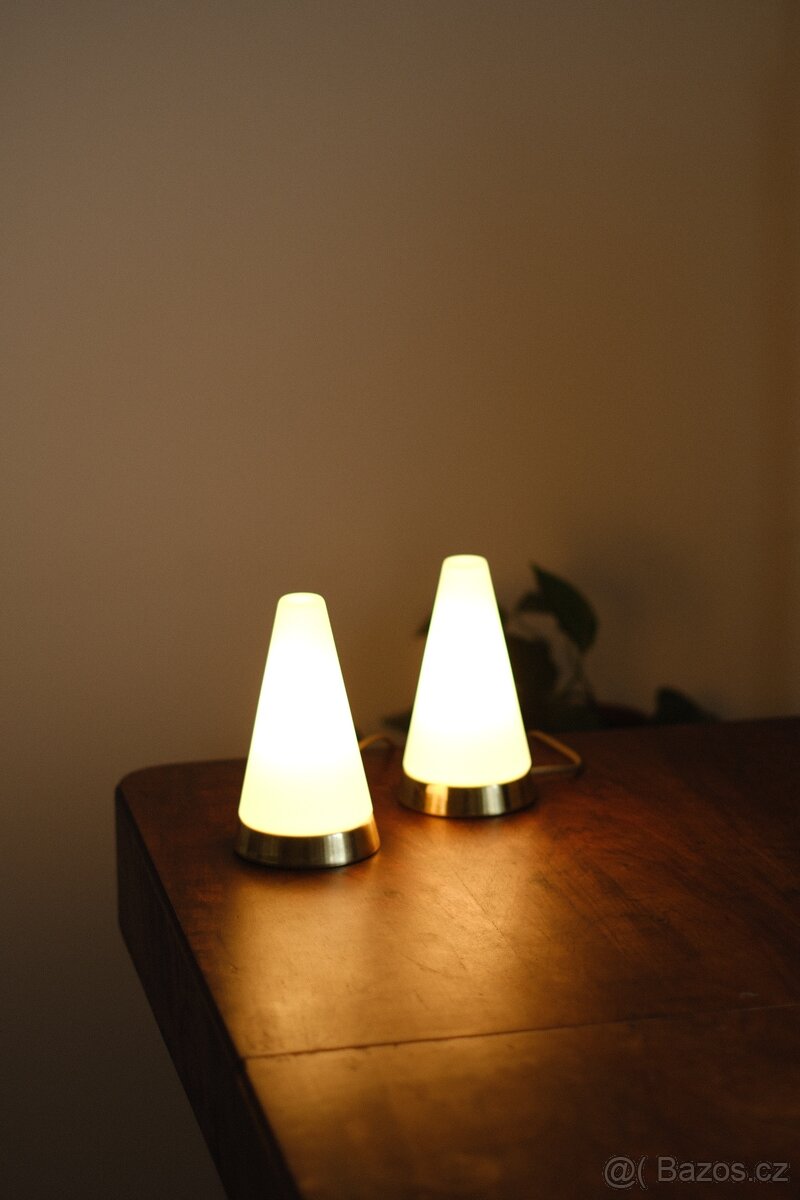 Sada 2 vintage stolních lamp, 80. léta - 4