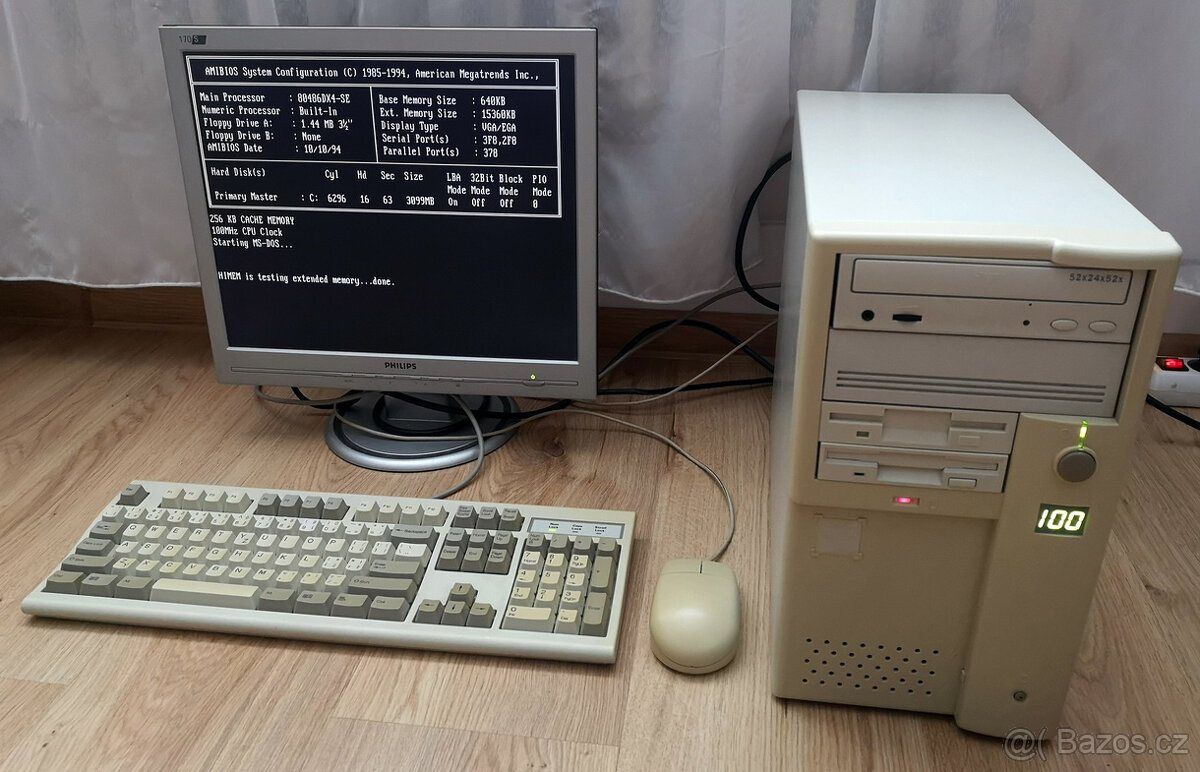 Predám Retro PC Am486 DX4 100MHz (28) - 4