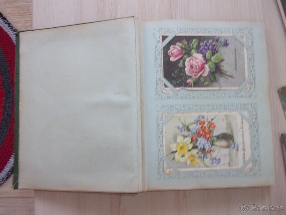 STARÉ ALBUM, ZÁSOBNÍK + POHLEDNICE, DOPISNICE... - 4