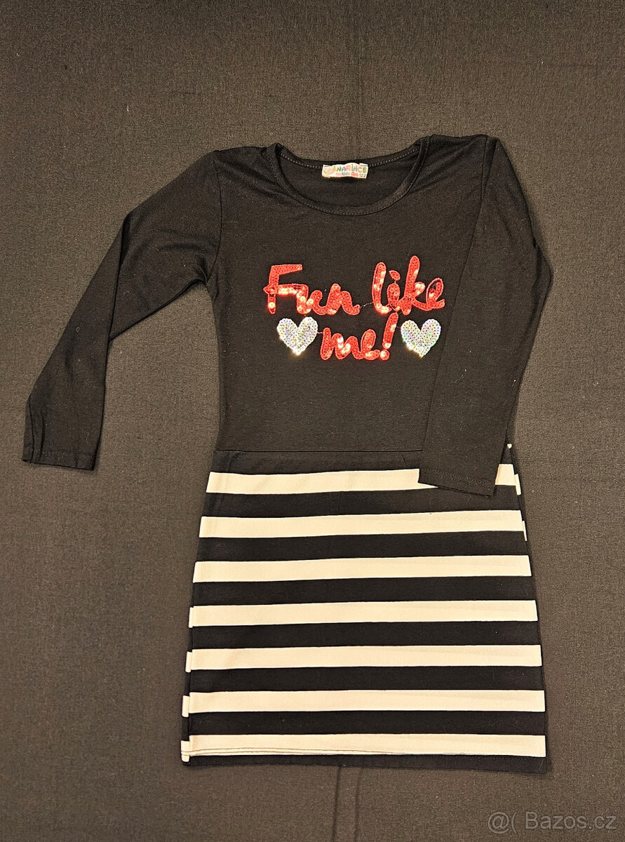 Pletené šaty Narince v.122 - 4