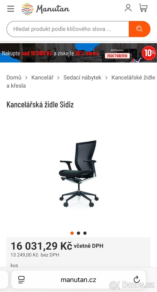 kancelářská židle Sidiz Alfa - více kusů - 4