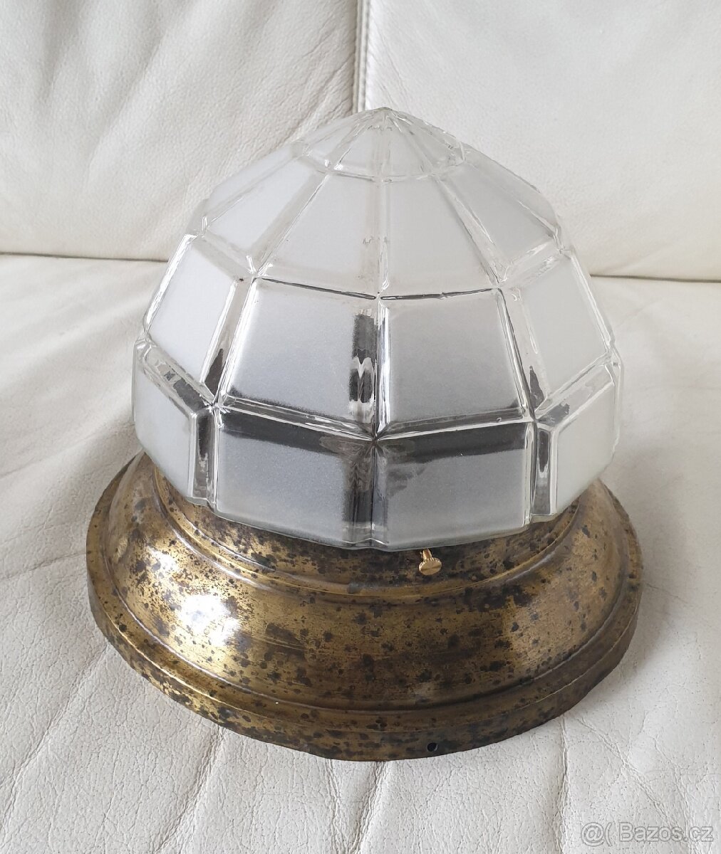 Starožitná mosaz art deco prolamované I - 4