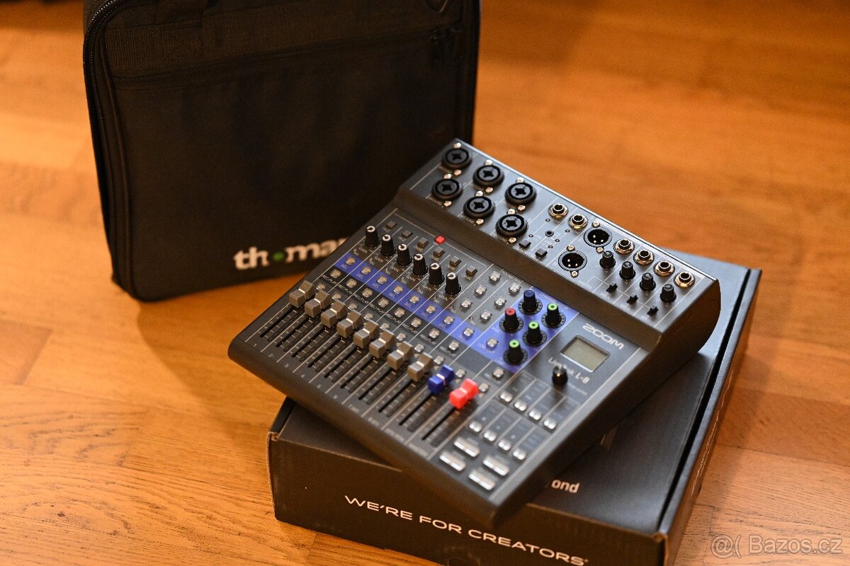 Kompaktní mixážní pult Zoom LiveTrak L-8 - 4