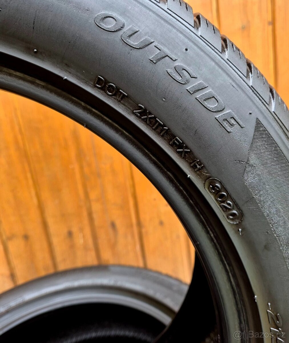 Zimní HANKOOK 215/55 R17-2kusy - 4