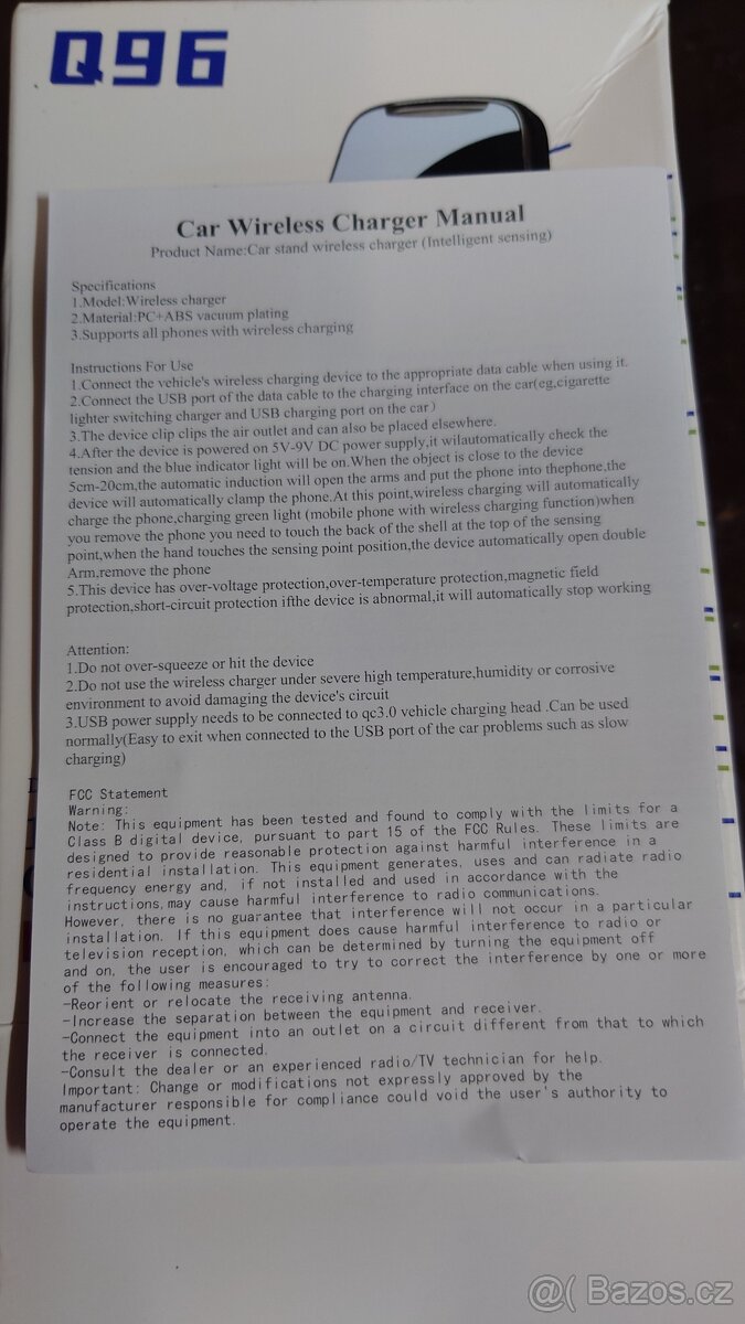 Bezdrátová nabíječka na telefon - 4