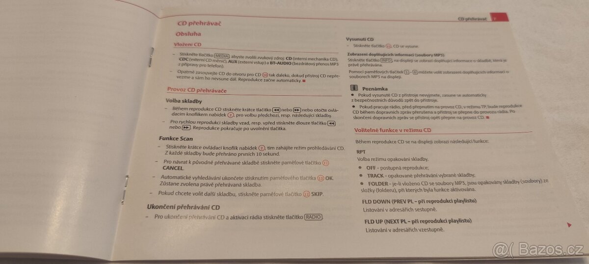 Škoda SWING návod na autorádio - 4