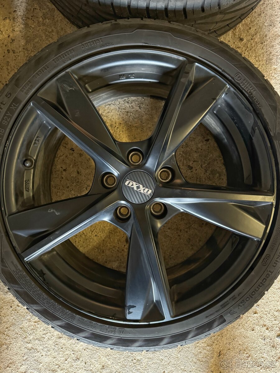 Alu kola 7.5Jx18 ET48 5×114.3 + Letní pneu 225/40 R18 - 4