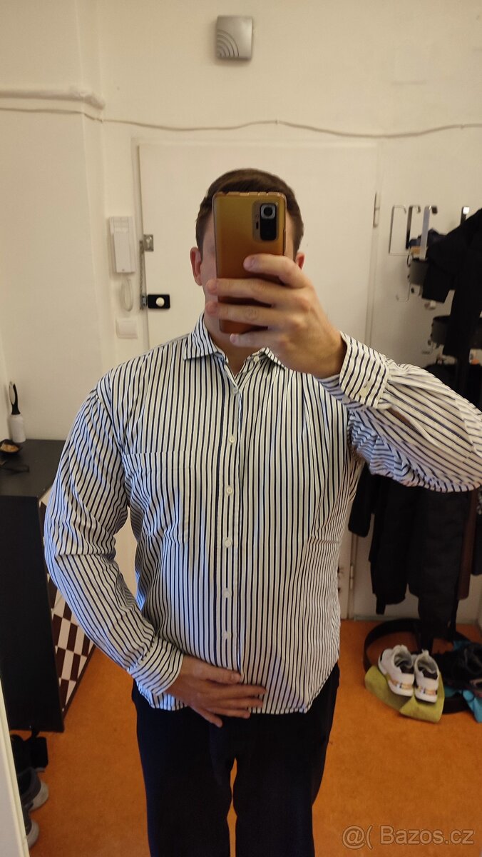 Pánská košile Hugo Boss - vel. 41 (L/XL) - 4