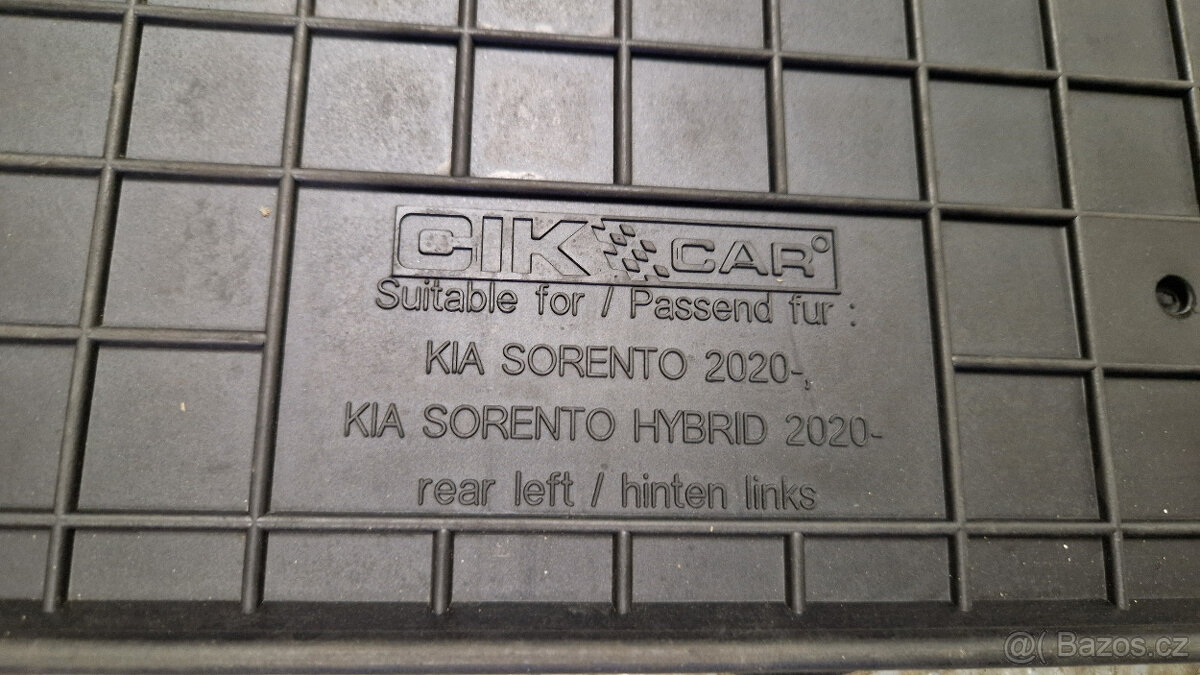 Gumové koberečky Kia Sorento + vana do kufru - 4