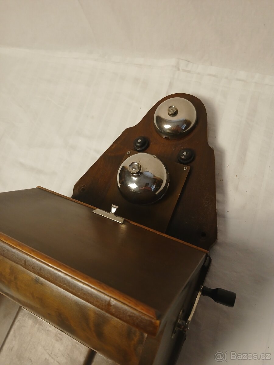 Starožitný nástěnný telefon - 4
