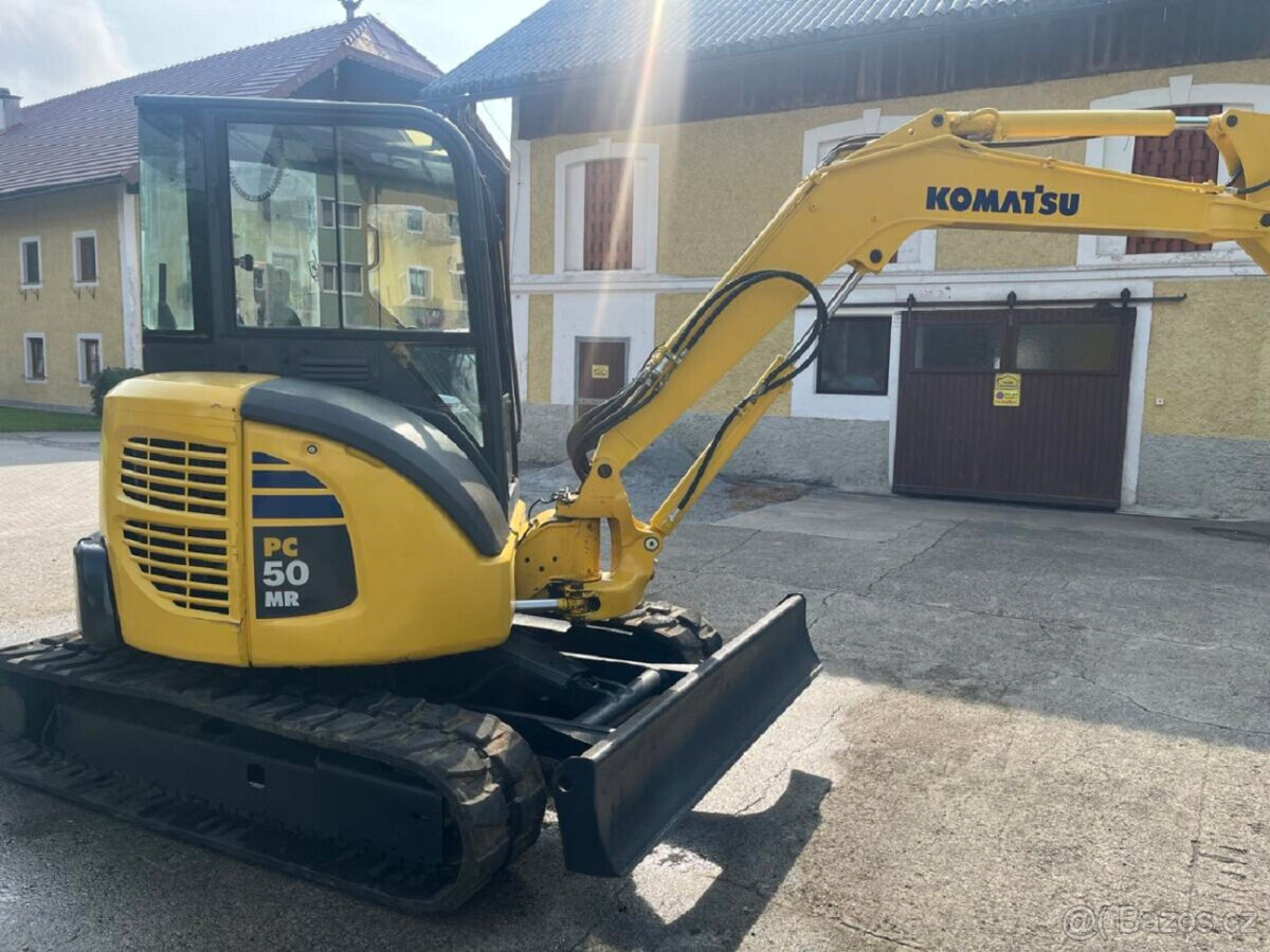 Prodám profesionální minibagr Komatsu PC50 MR-2 (40HP,5.0t) - 4