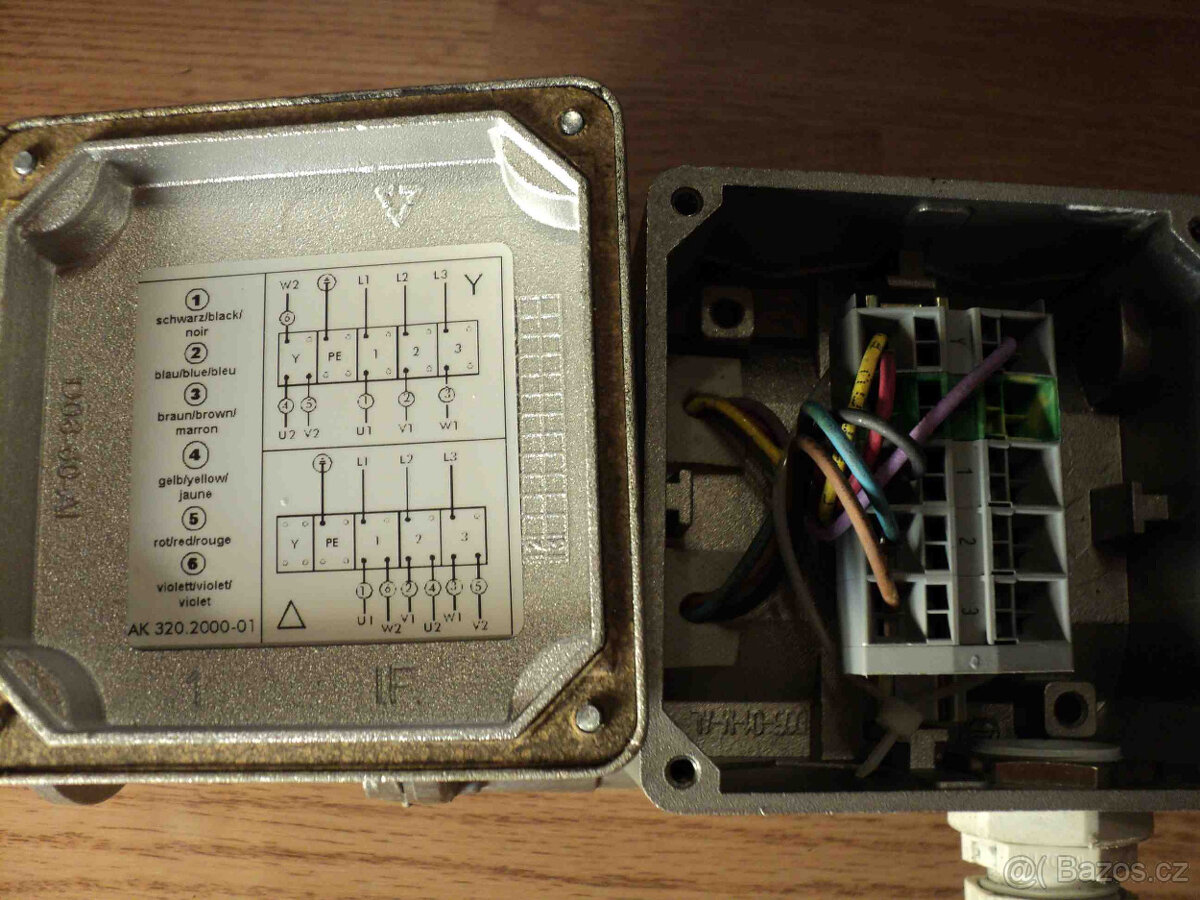 Elektromotor s převodovkou 400 V / 390 ot. / min - 4