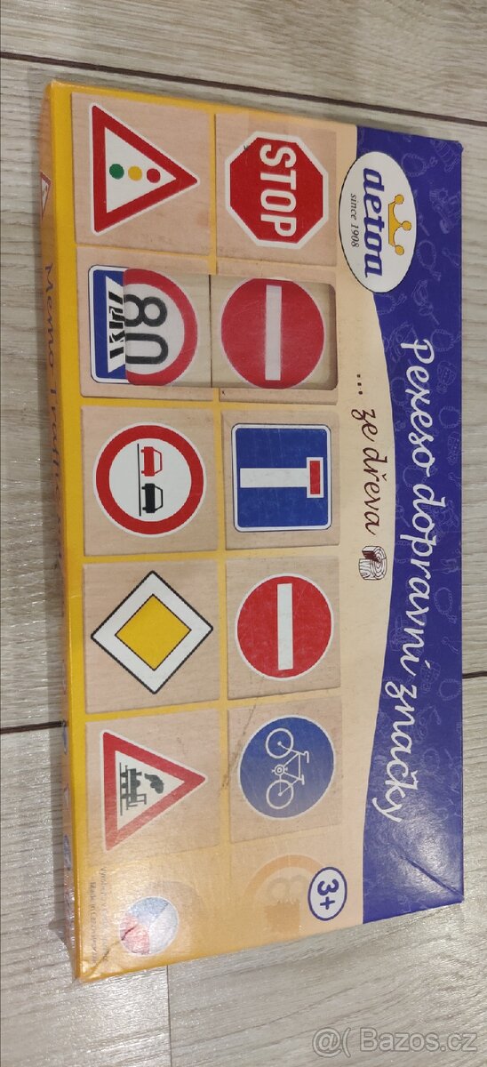 Dřevěné pexeso dopravní značky - 4